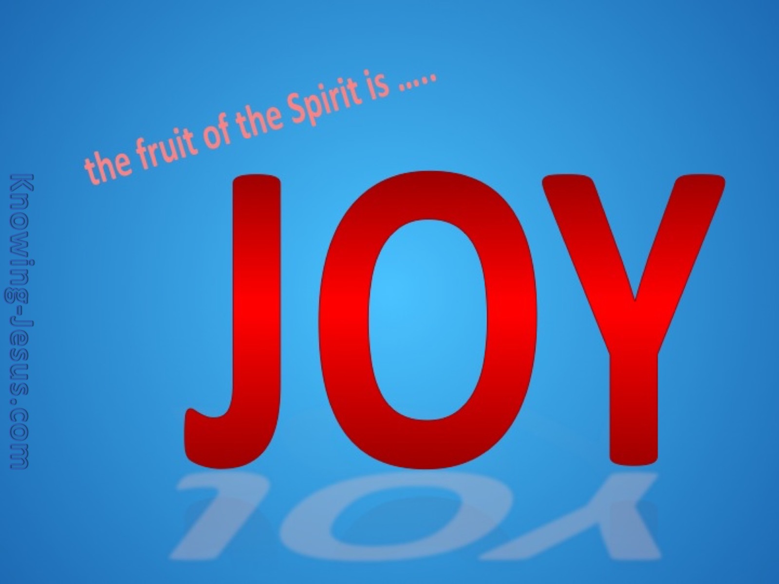 Galatians 5:22 Fruit Of The Spirit Is Joy (aqua)